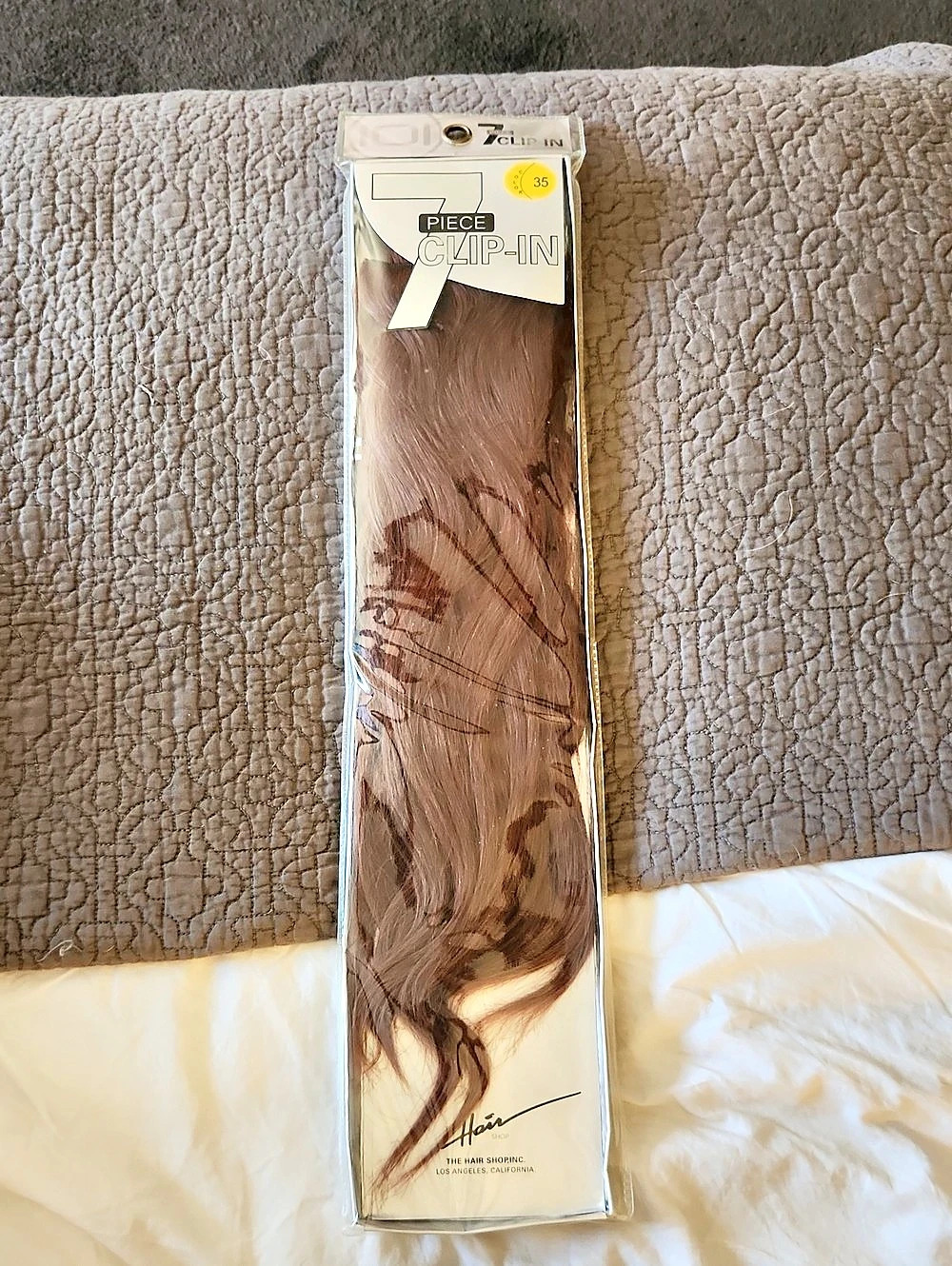 Hair Shop 101 7 Clip-In Human Hair Clip-In Auburn NWT